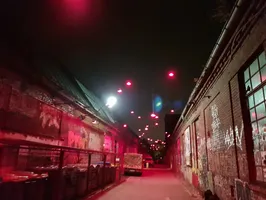 An image shot when leaving the place