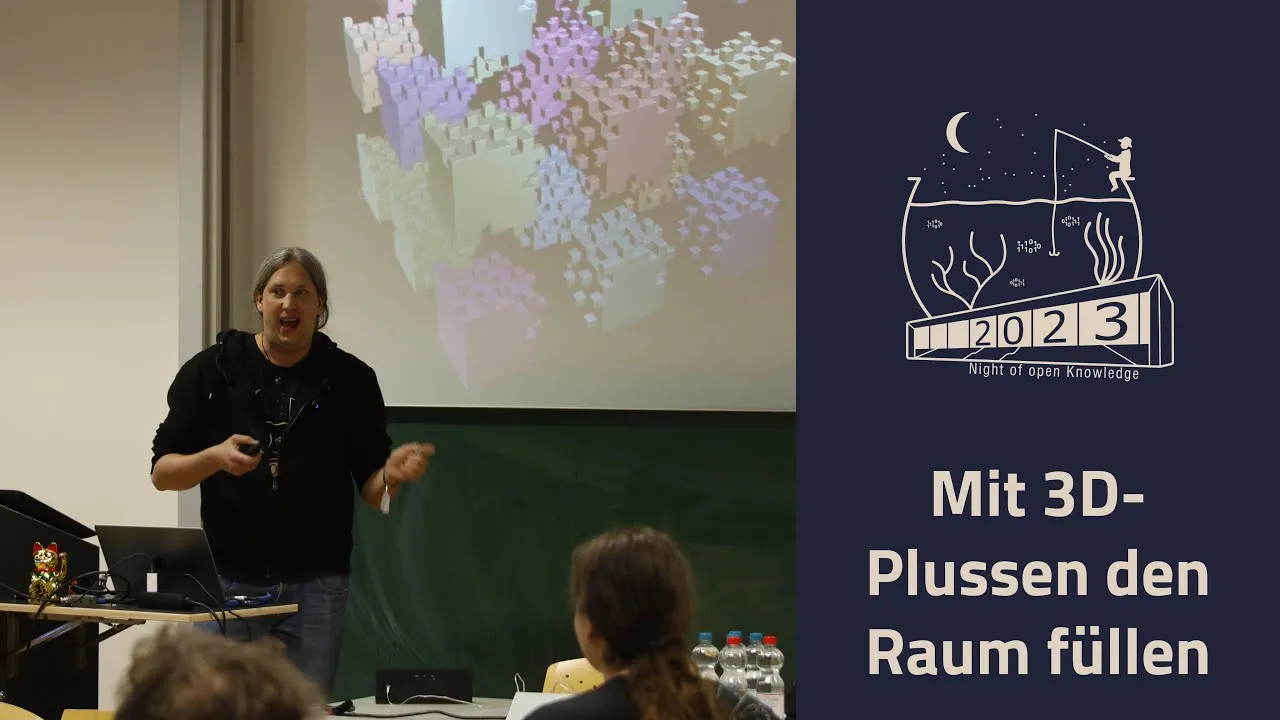Mit 3D-Plussen den Raum füllen von Fiona Runge